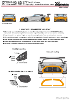 Preview: Merc AMG GT3 Evo 2020 Transkit by LBProduction for Tamiya - LBTK15